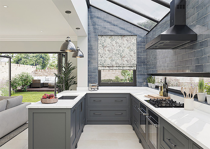 Iquitos, Dove Grey - Twist&Fit Roman Blind - Image 8